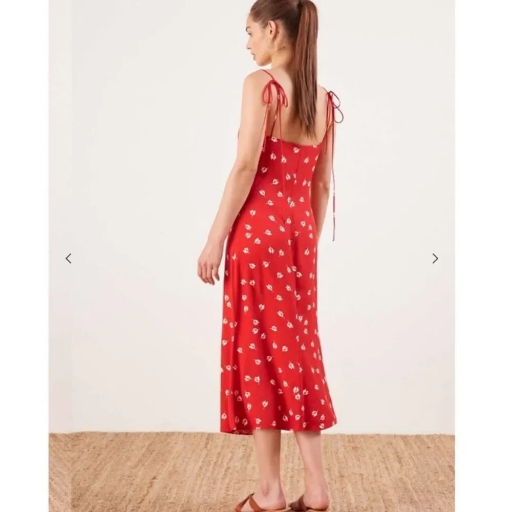 Reformation finley dress red - Picture 3 of 7
